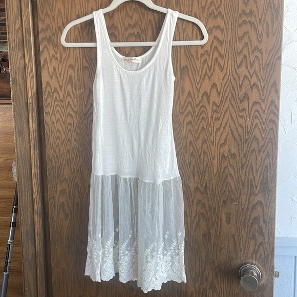 Y2K Black and White Lace Slips - Picture 2 of 6